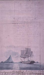 Un paysage marin (croquis, un des deux) - William Anderson